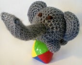 Elephant of the Month Club / 6 Month Subscription / Baby Toy / Baby Rattle
