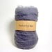 Needle felting wool, needle felting batts, felting supplies, hand carded wool, medium grey, gray, 1oz