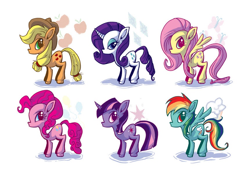 My Litte Pony FIM 11x17 Print