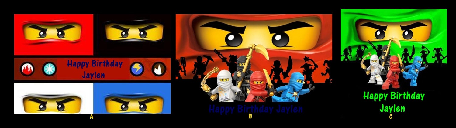 ninjago edible image cake topper Il_170x135