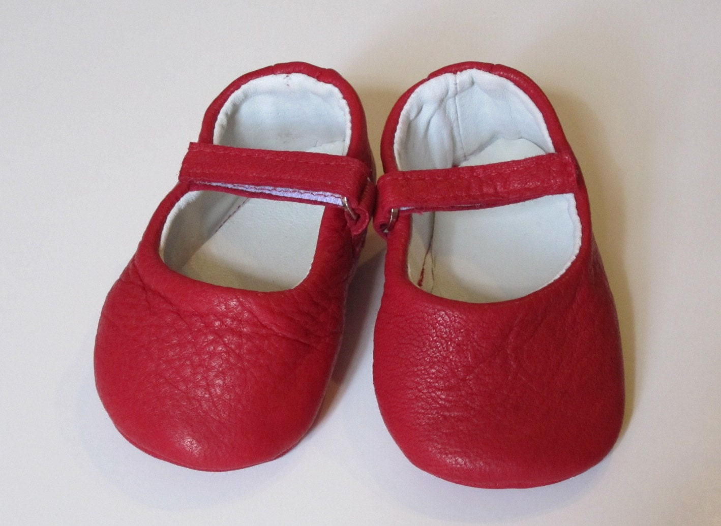 Red Mary Jane Soft Leather Baby/Toddler Shoes
