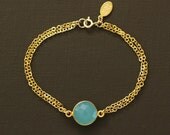 Blue Chalcedony Bracelet