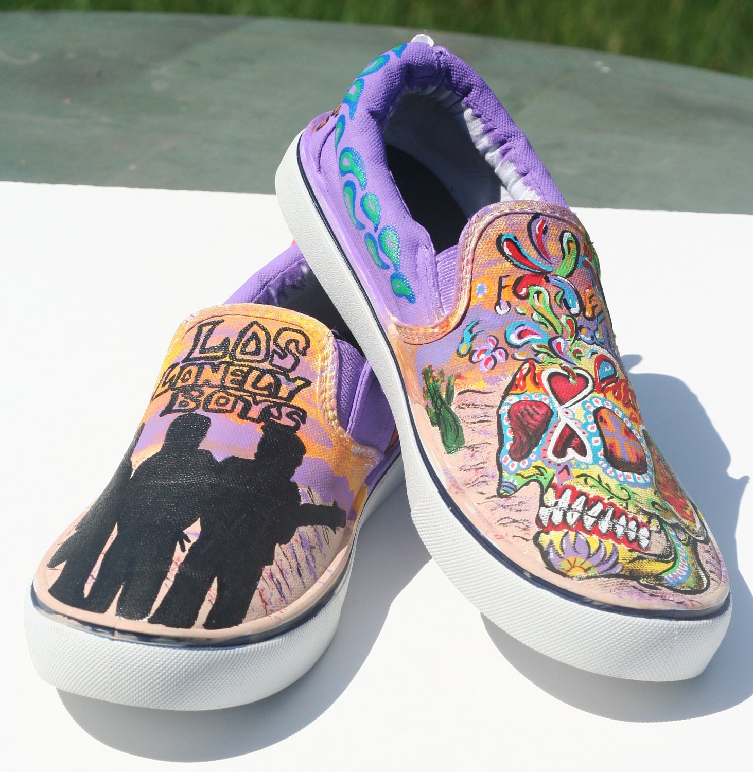 Canvas Shoe Painting