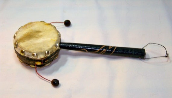 Vintage American Indian Rattle Drum by on Etsy