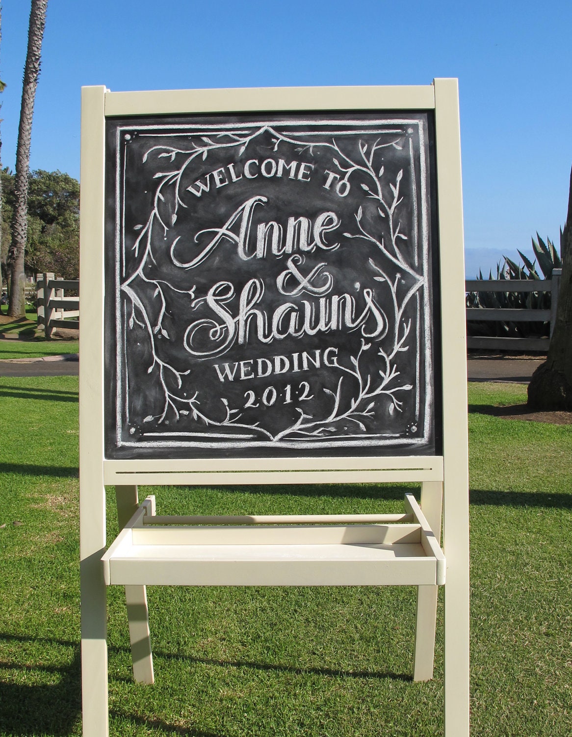 Custom Chalkboard Lettering Sign