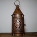 Vintage Copper Hanging Candle Lantern