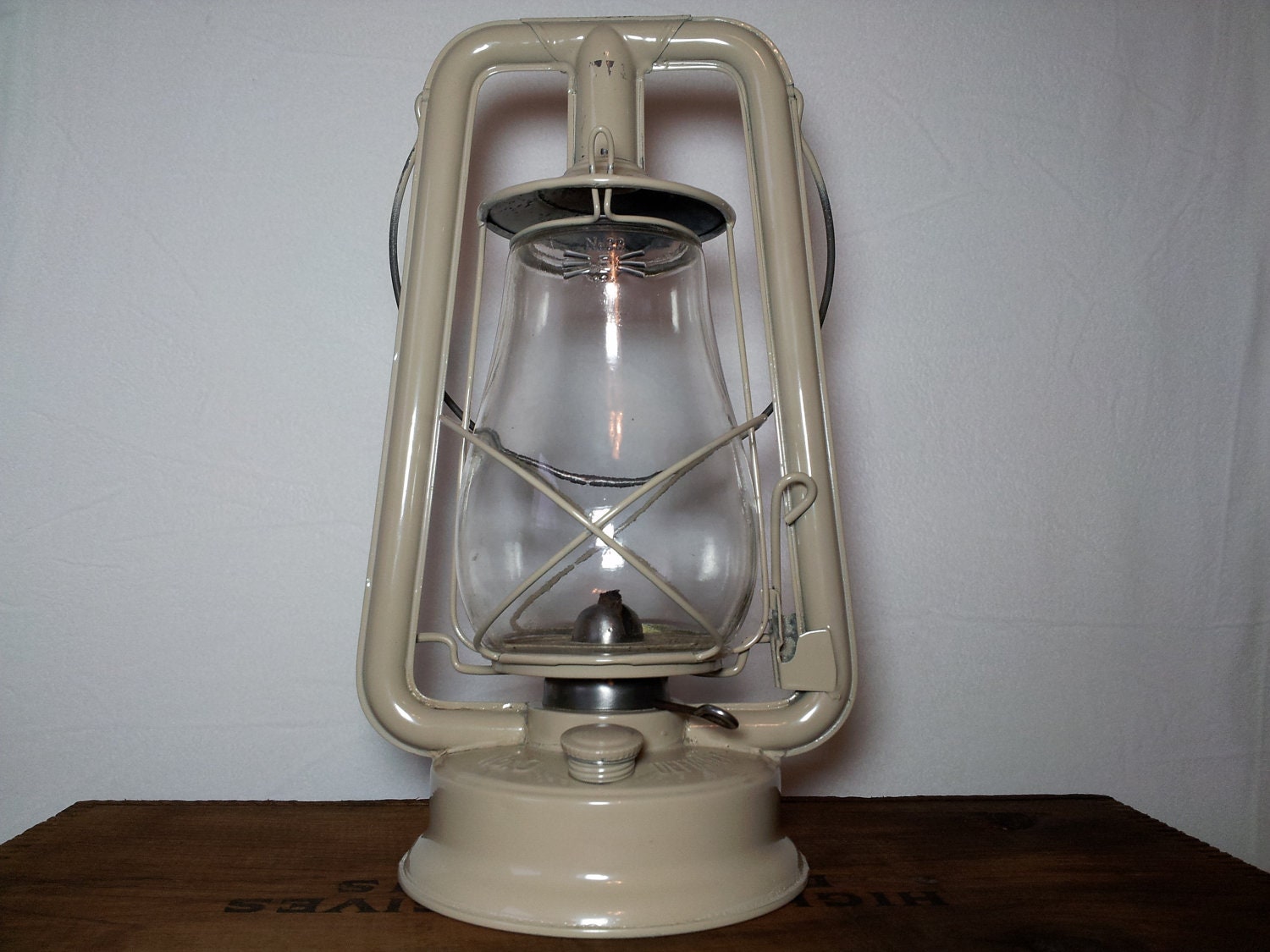 Vintage Embury Number 0 Defiance Barn Lantern