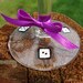 Bunco Queen II Hand Painted Wine Glass