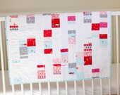 Modern Minimalist Baby Girl Quilt - Shop Clearance