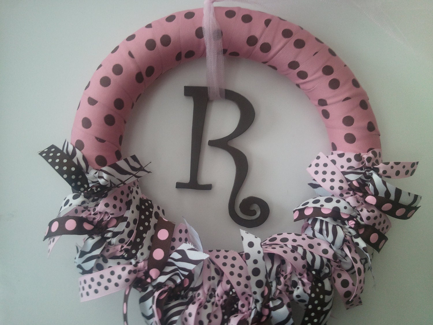 BABY ANNOUNCEMENT WREATH - perfect for the hospital door (14 in)