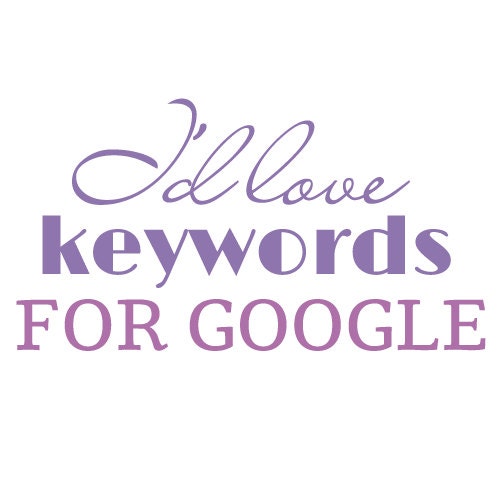 How To Keyword Your Etsy Shop for Etsy Shop Owners & Etsy Sellers-Information Report