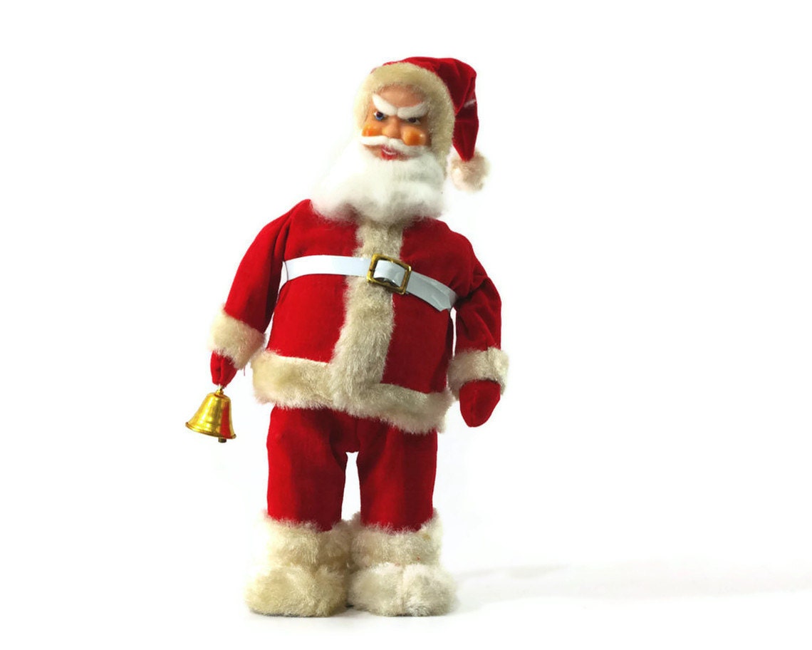 Vintage Battery Operated Santa 1960s Japan by VintageToyTown