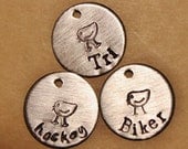 Teen / School / Daughter / Son / Athlete Gift - SPORTS CHICKS Hand Stamped School Pride Sports Necklace by Love of the Game