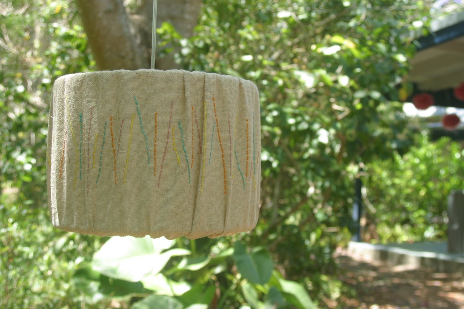 Rustic Cream Drum Shade