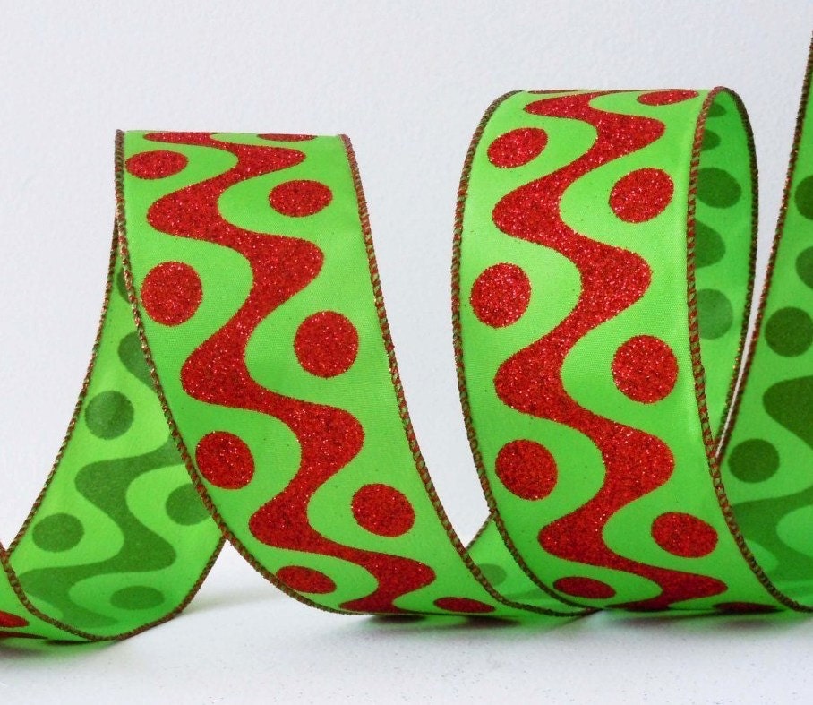 wired christmas ribbon decorations by allribbonsandthings wired christmas ribbon decorations by allribbonsandthings