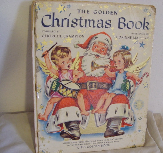 Items Similar To The Golden Christmas Book Published 1947 On Etsy