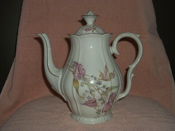 Items similar to Bohemian China Teapot on Etsy