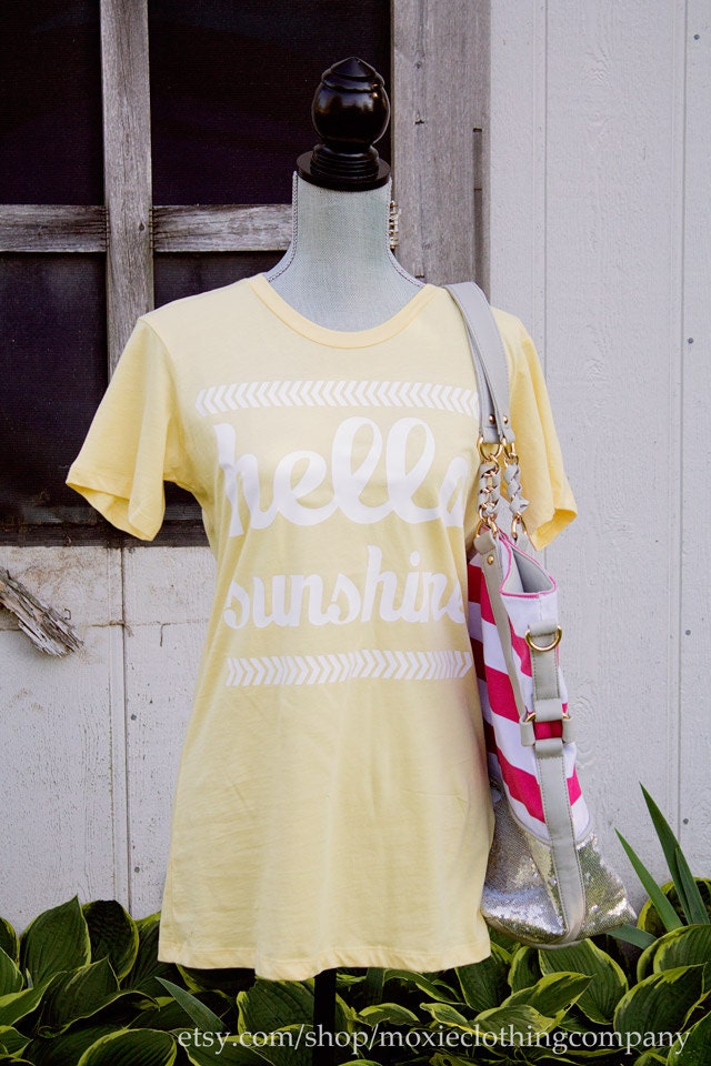 Hello Sunshine - made to order shirt