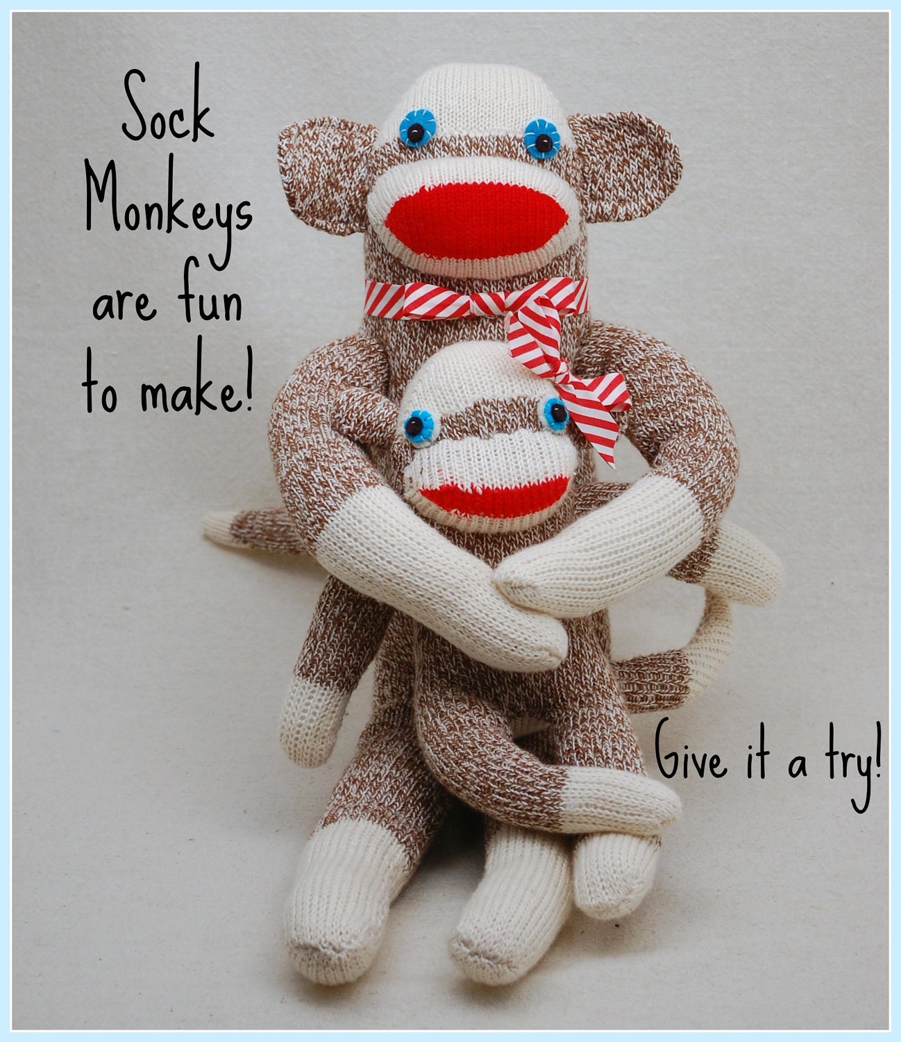 large sock monkey