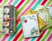 BOOK LOVERS Gift Set by boygirlparty, bookworm librarian reader book plates bookplates reading