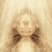 Some Things Are Clear - FREE SHIPPING - Girl Face Yellow Orange Warm Mirrored Three Third Eye Plastic Creepy Haunting Portrait Surreal Print