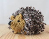 Custom little knitted hedgehog, choose your colors