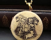 Hogwarts School Brass Locket