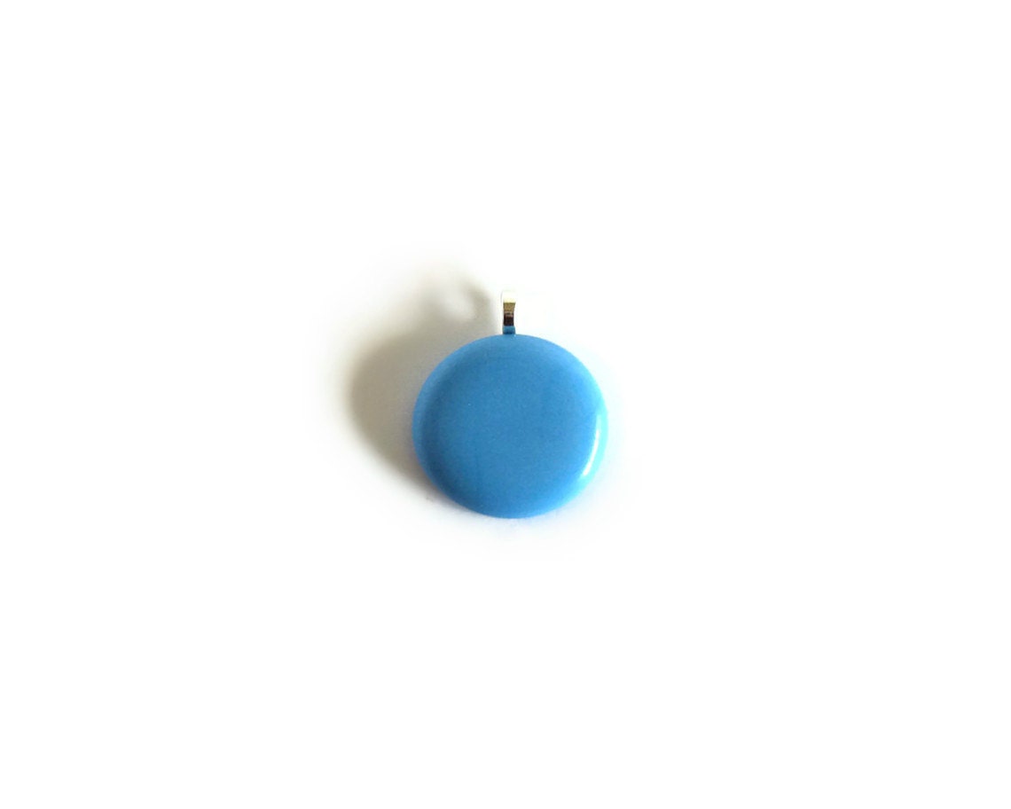 Sky Blue Glass Pendant