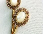 Pearl Hair Pins (set of 2) - Wedding and Bridal
