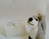 Lulu's Stabby Pocket Critters - Needle felt Wolf