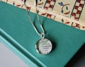 Venezia, Italy - Small Sterling Map Charm Necklace