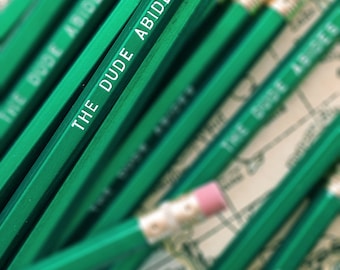 The Dude Abides Pencil 6 Pack - As seen on Cool Mom Picks