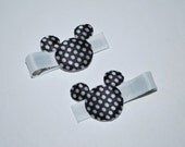 Mickey Mouse Black Dot Hair Clips - Buy 3 Items, Get 1 Free
