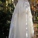 Vintage wedding dress ivory satin embroidery cap sleeve lace romantic small by vintage opulence on Etsy