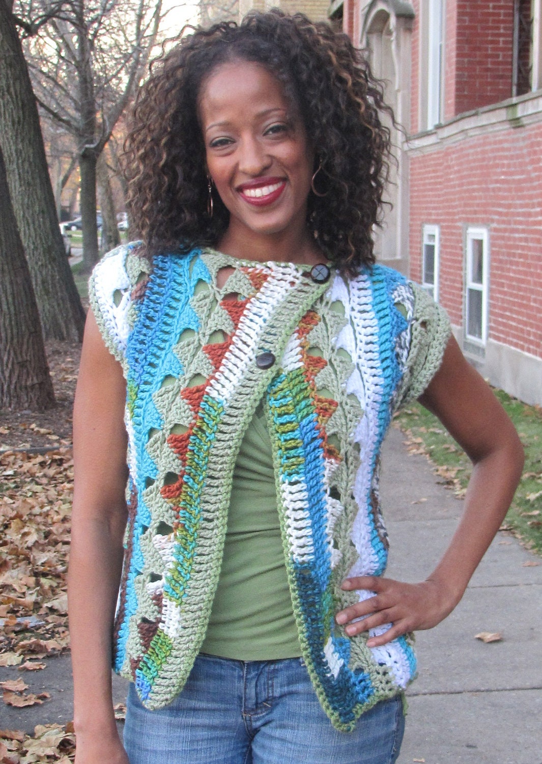 Ecclectic Trapeze Sweater - Ready to Wear - Mountain Sky