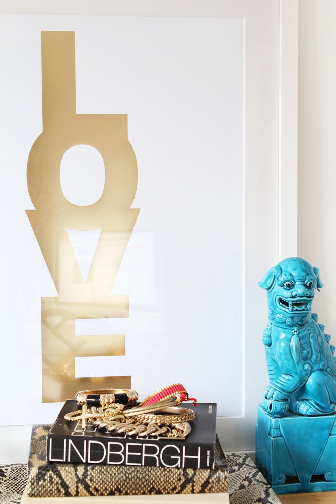 Love Candy Print (GOLD)