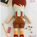 Fabric Boy Doll PDF Sewing Pattern Instant Download