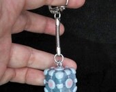 Portal Style Companion Cube Keychain