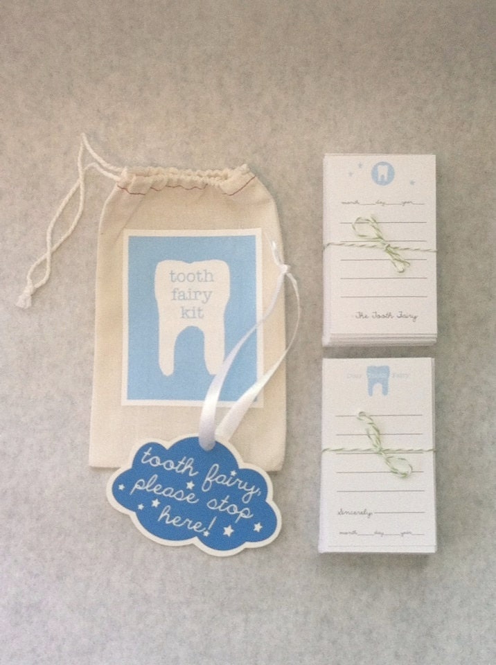 TOOTH fairy kit.  letter from the tooth fairy.
