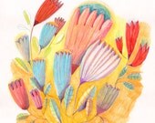 Flowers  original drawing