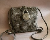 Convertible Shoulder Bag - Upscaled Plastic Crochet