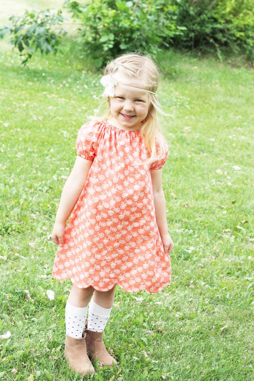 Peasant Dress and Blouse PDF Pattern - "Polly Peasant Dress & Blouse"