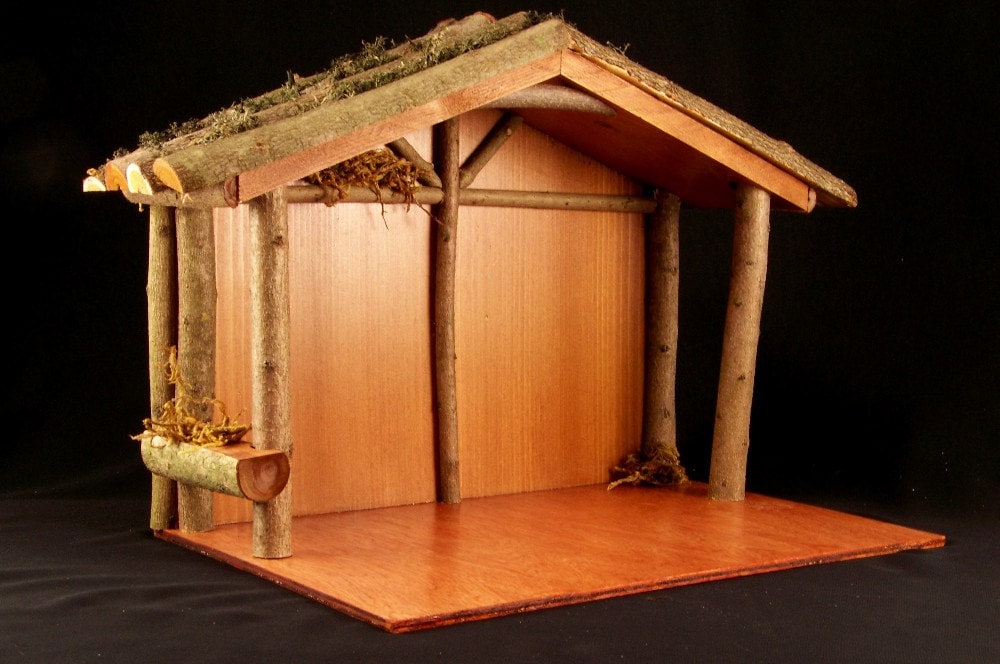 Nativity Stable Plans http://www.etsy.com/listing/107526825/rustic 