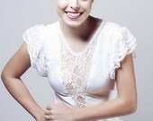 White Lace Holiday Dress
