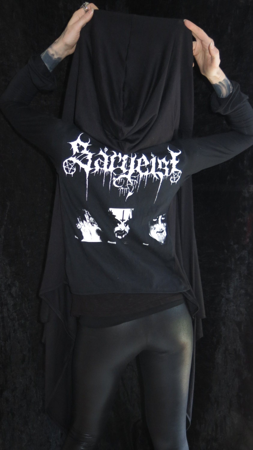 Sargeist Girls Drape Hoodie