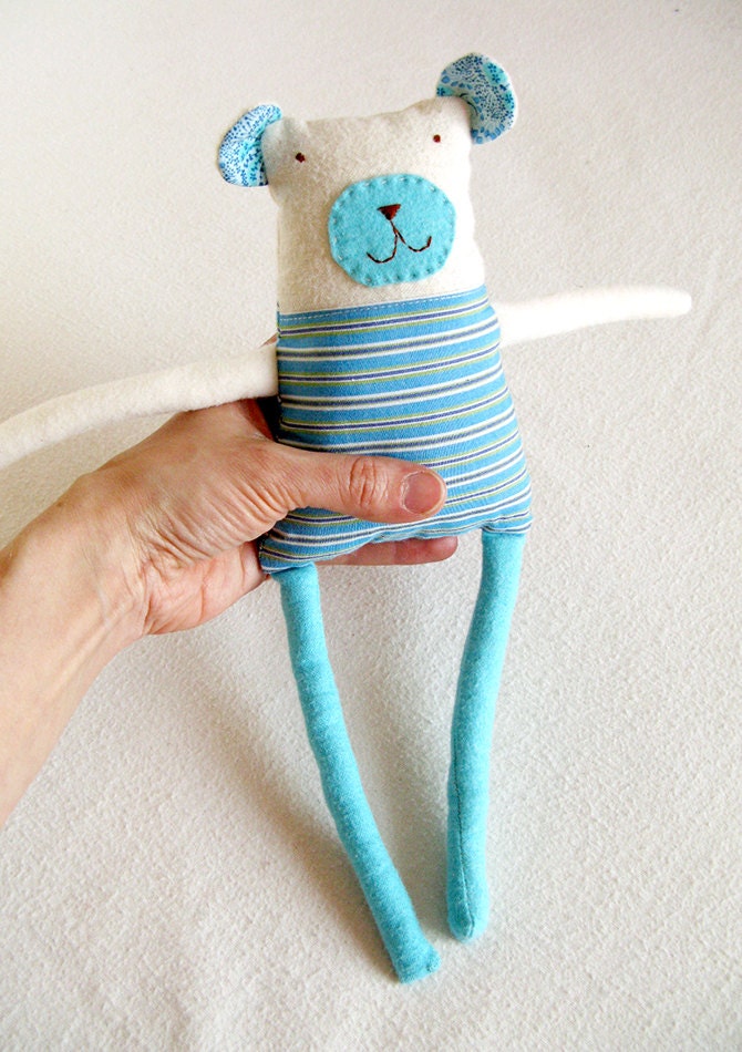 Bear Plush Recycled Fabric, CUTIE Family