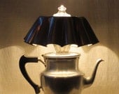 Lady Bracknell coffee pot lamp