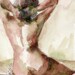 Nude Female Figure Watercolor Painting Giclee Print  8 x 10
