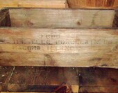 Vintage Wooden Crate Electric Insulator Box Illinois Porcelain Co Huge Solid Wood Storage