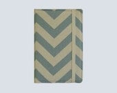 SALE Kindle Cover Hardcover Kindle Case Nook Cover Nexus 7 Cover Nexus 7 Case Custom eReader Cover Chevron Blue